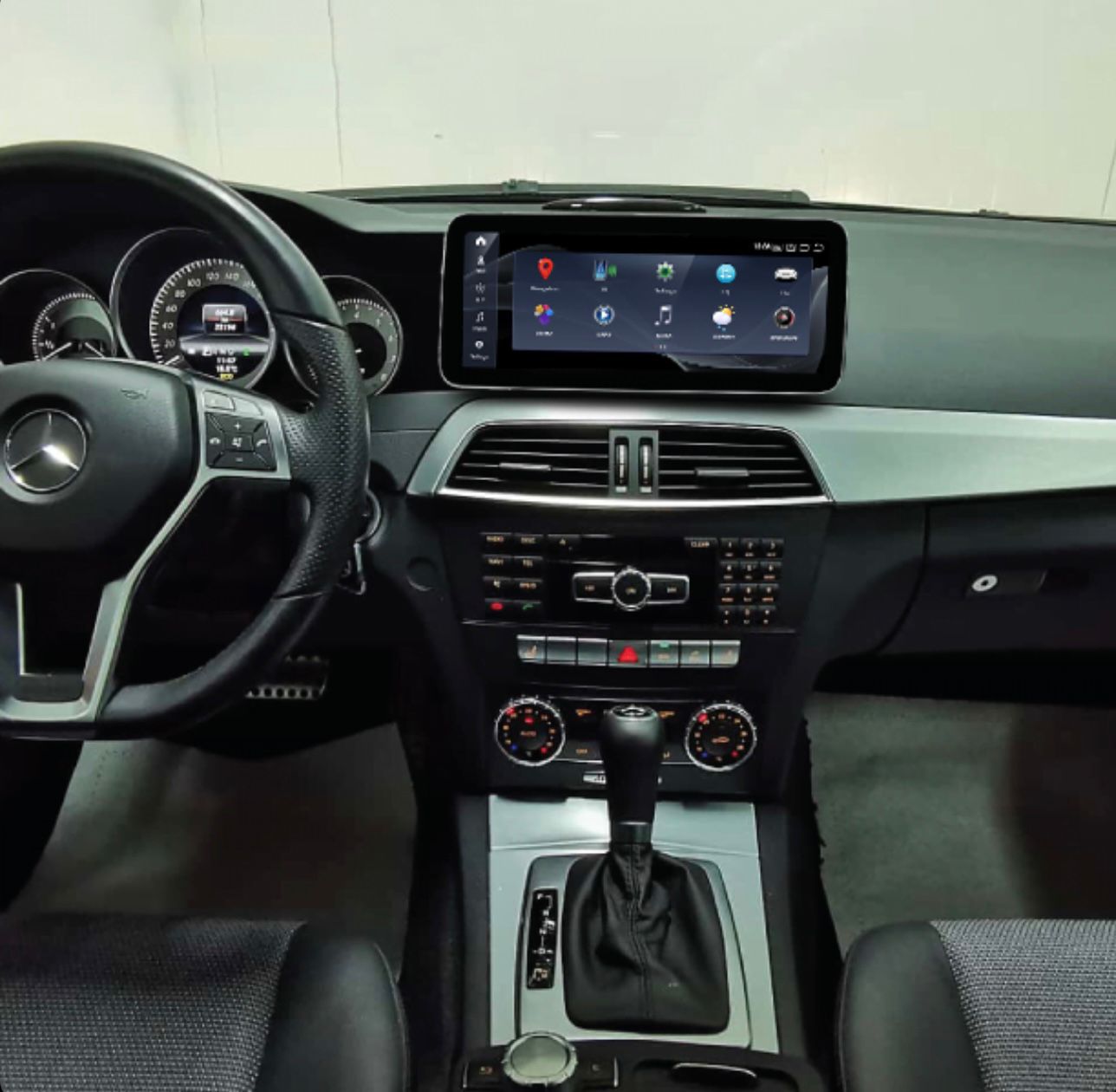 Mercedes C klass W204 ( facelift ) Android skärm med trådlöst CarPla