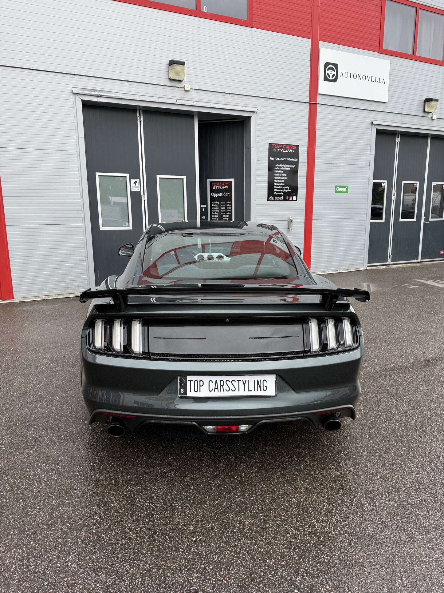 Mustang GT British racing Green bälte