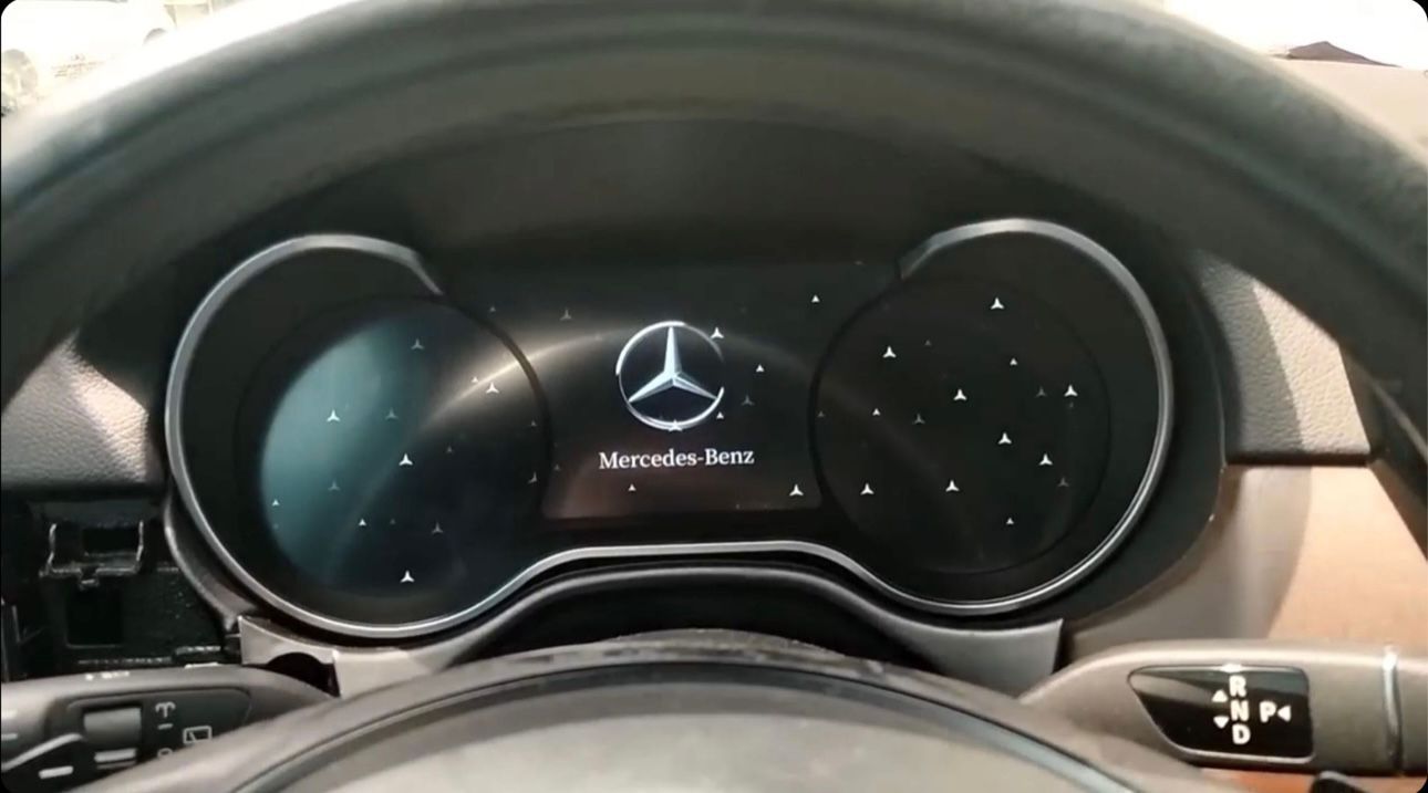 Mercedes G klass W463 digital mätare