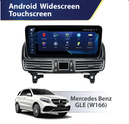 Mercedes GLE W166 Android skärm & trådlöst CarPlay