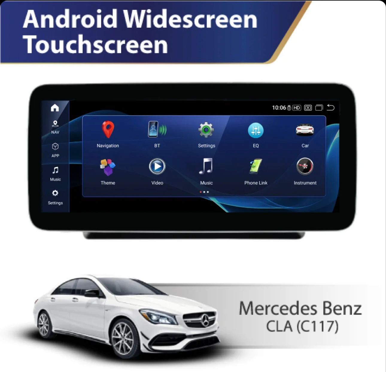 Mercedes CLA C117 ( 2012-2018 ) Android skärm