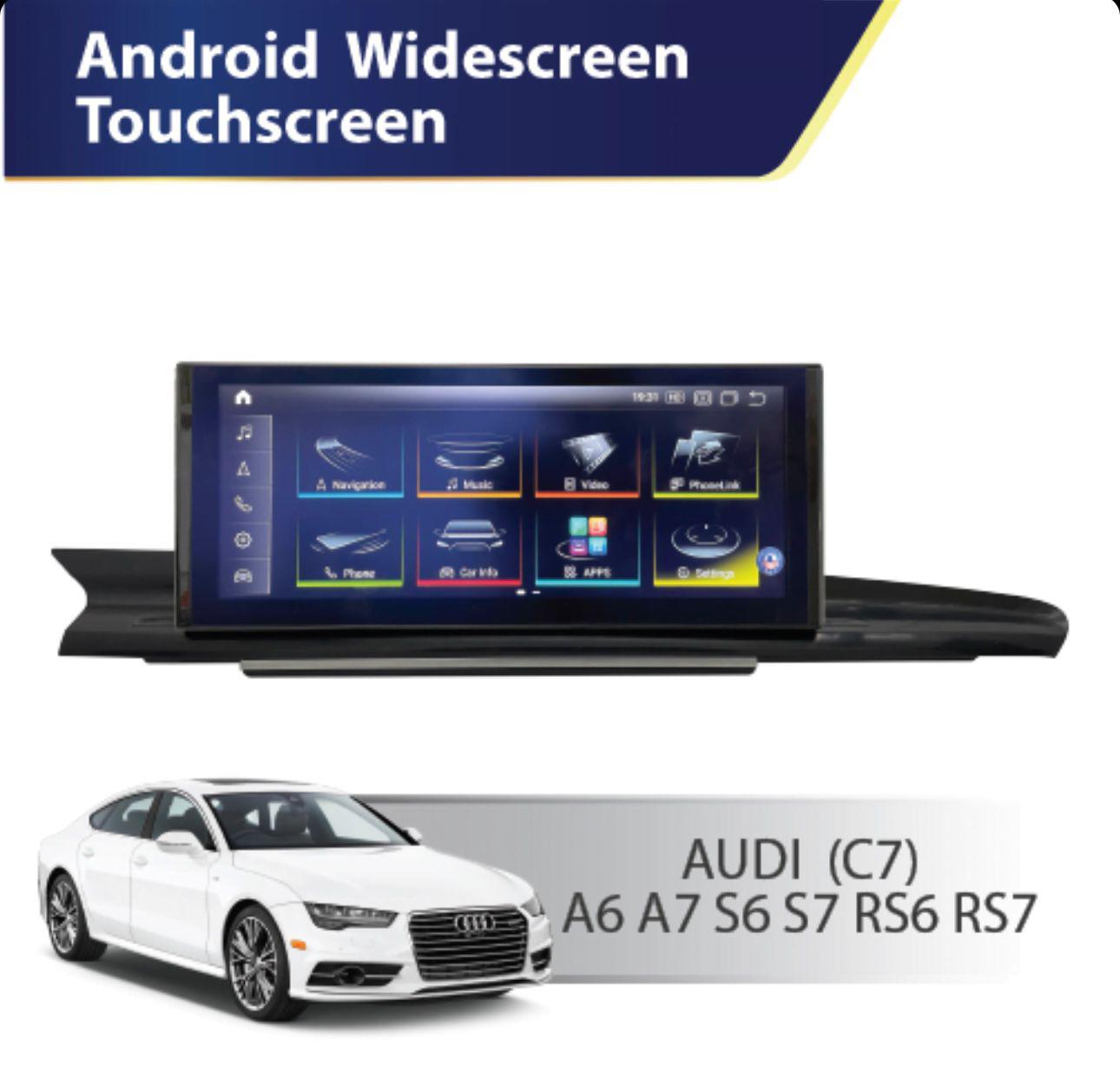Audi A6 A7/ S6 S7/ RS6 RS7 C7, C7,5  Android skärm 12,3 tum