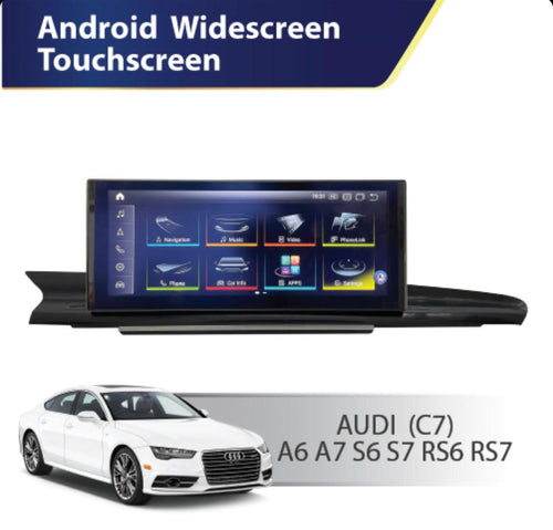 Audi A6 A7/ S6 S7/ RS6 RS7 C7, C7,5  Android skärm 12,3 tum