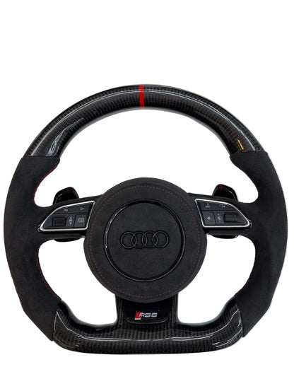 Audi A6,S6,RS6,A7,A6,RS7 kolfiber ratt