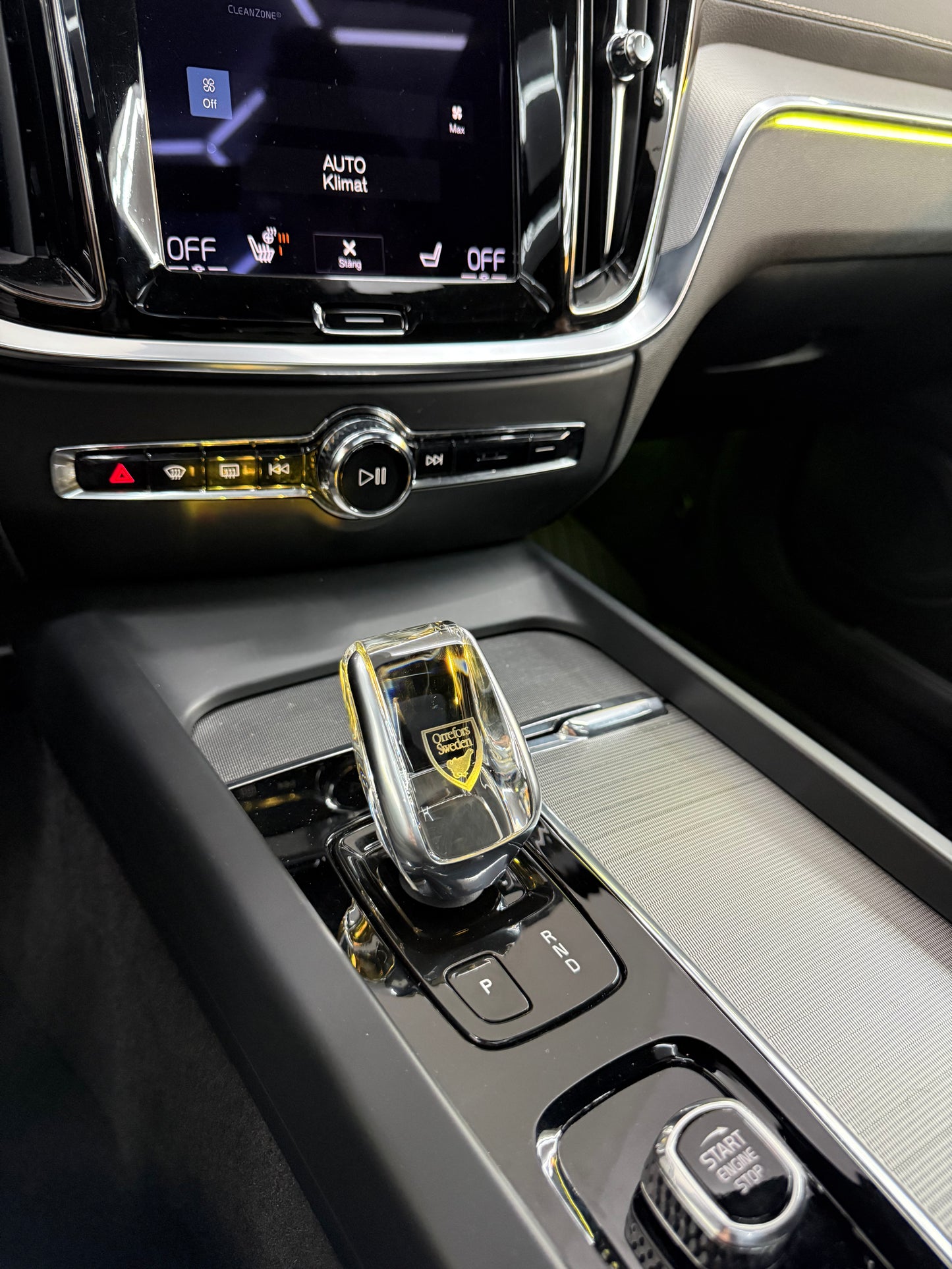 Volvo S60/S90V60/V90/XC60/XC90 Orrefors växelspak