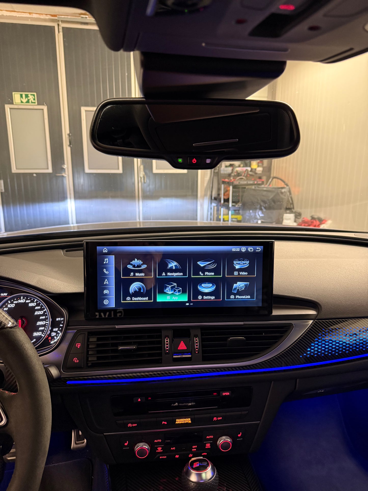 Audi A6 A7/ S6 S7/ RS6 RS7 C7, C7,5  Android skärm 12,3 tum