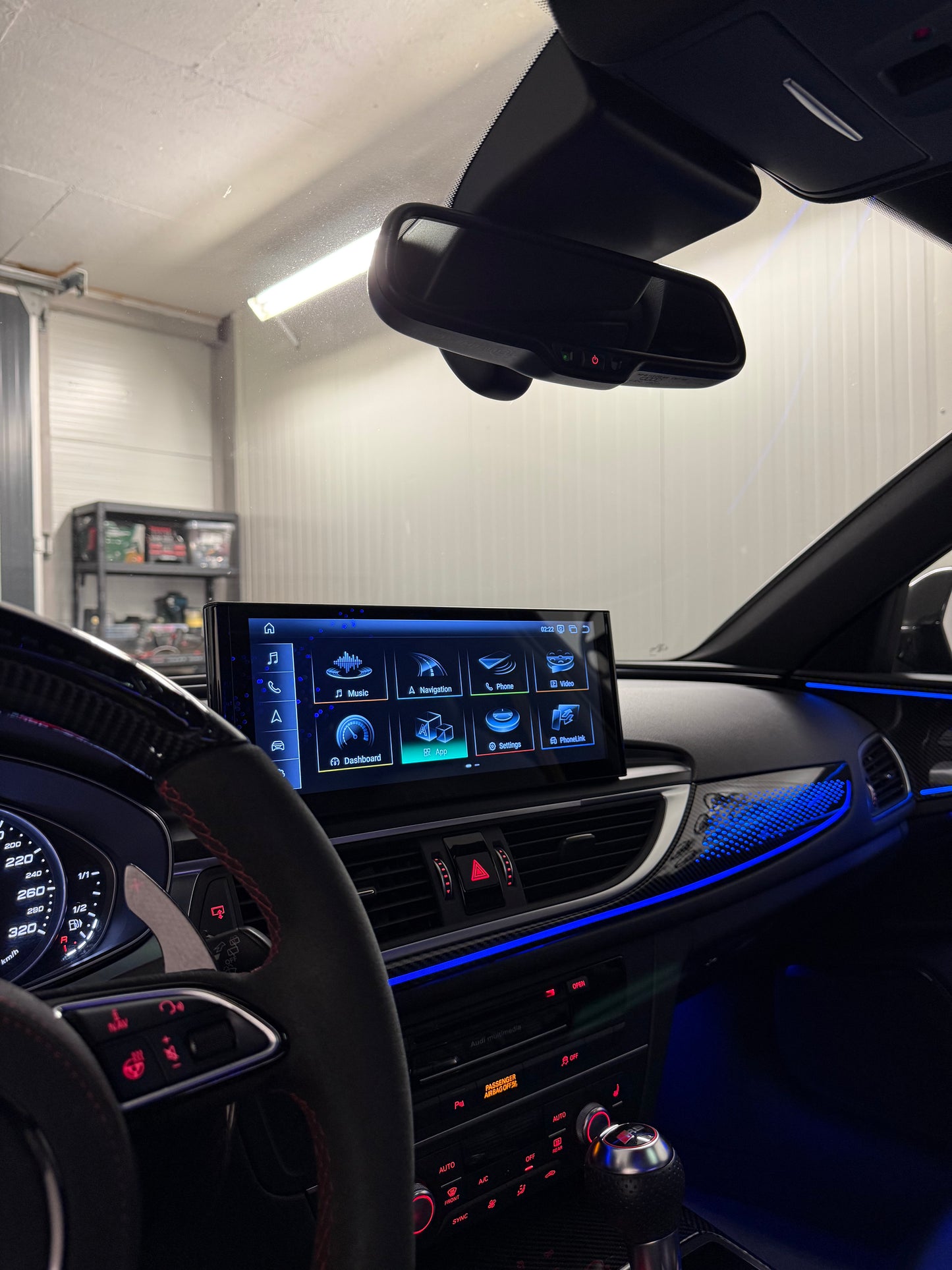 Audi A6 A7/ S6 S7/ RS6 RS7 C7, C7,5  Android skärm 12,3 tum