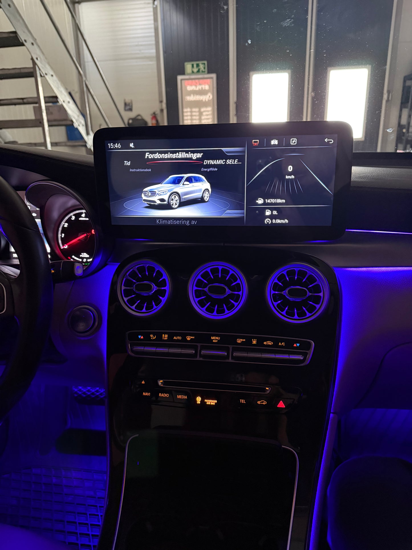 Mercedes GLC & Copé X254 - S254 Android skärm 12.3 tum