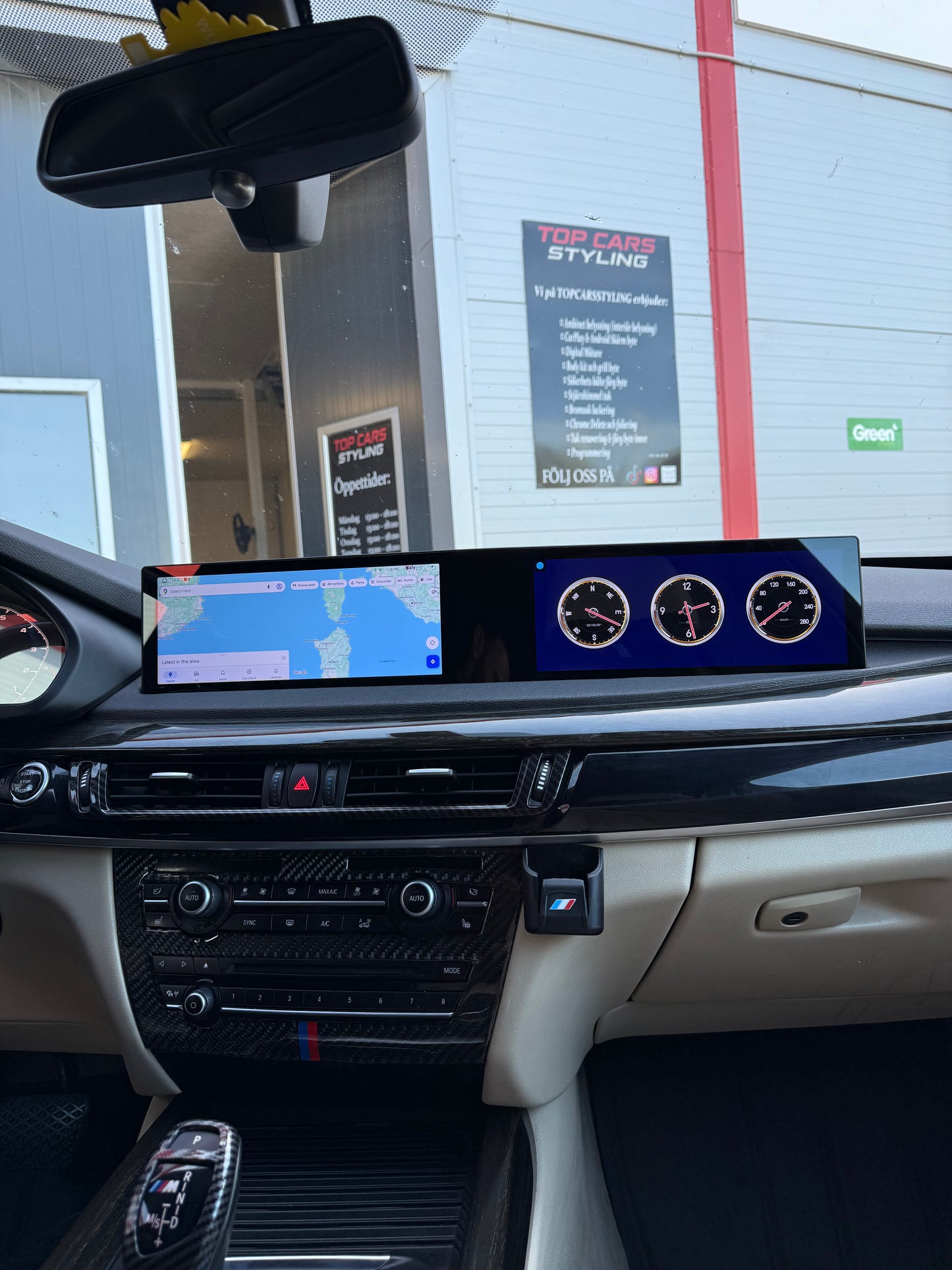 BMW X5 F15 - X6 F16 2013-2018 24.6 tum dubbel skärm