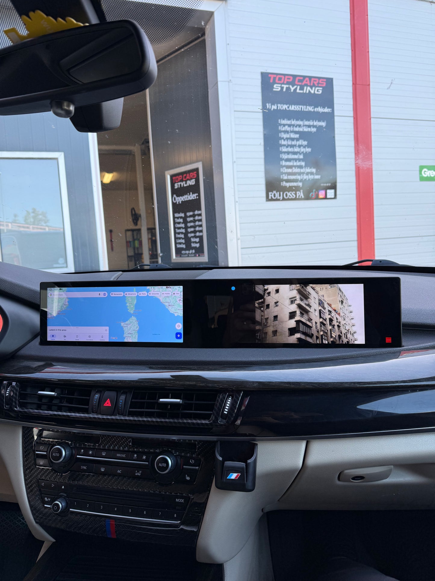 BMW X5 F15 - X6 F16 2013-2018 24.6 tum dubbel skärm