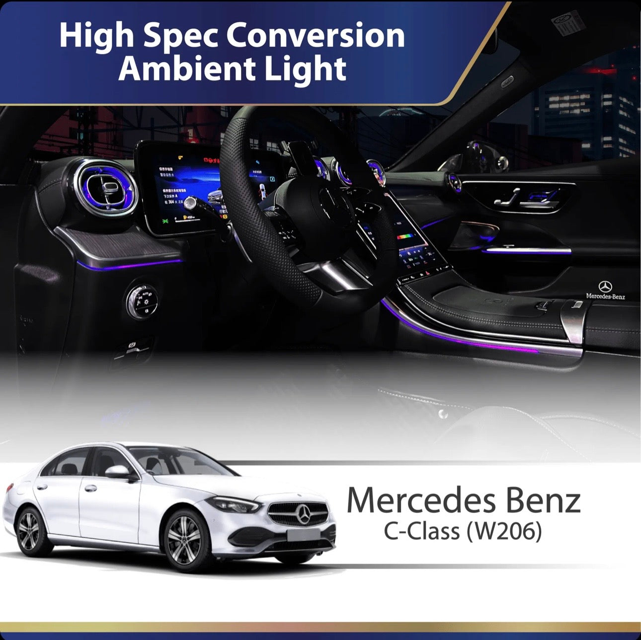 Mercedes C klass W206 / GLC X254 2022-2026