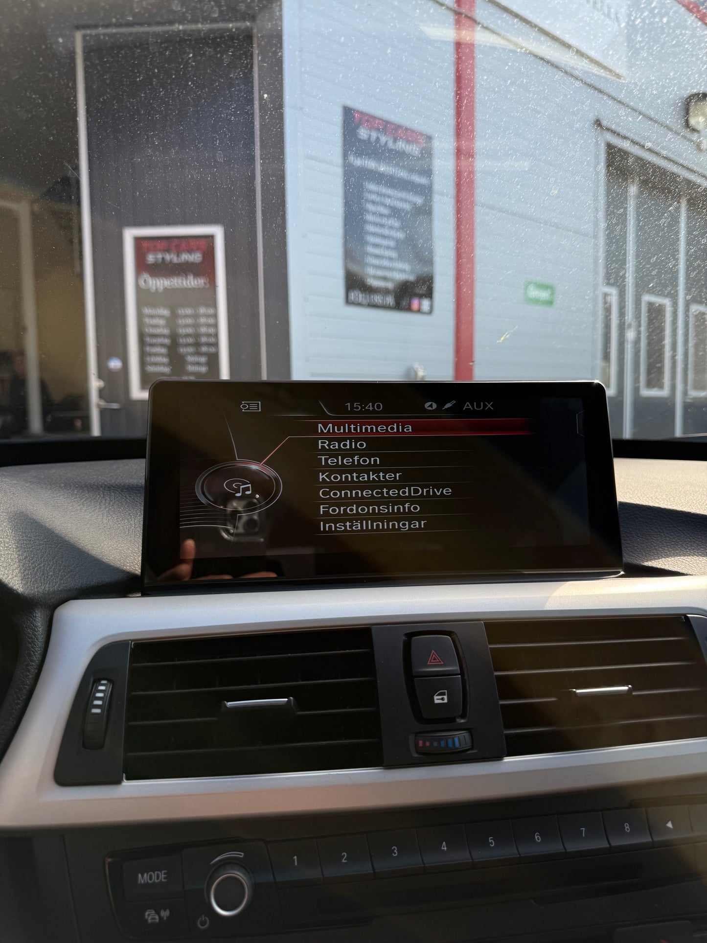 BMW 3 serie F30 till F36 CarPlay skärm med Android system