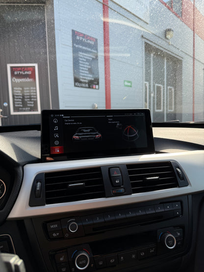 BMW 3 serie F30 till F36 CarPlay skärm med Android system