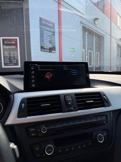 BMW 3 serie F30 till F36 CarPlay skärm med Android system