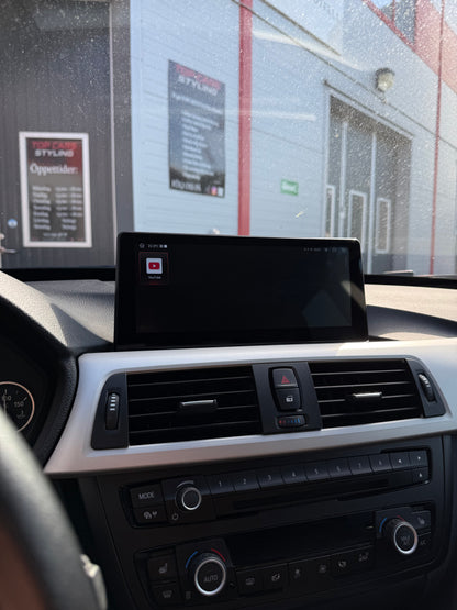BMW 3 serie F30 till F36 CarPlay skärm med Android system