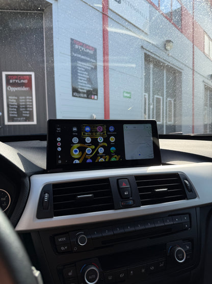 BMW 3 serie F30 till F36 CarPlay skärm med Android system