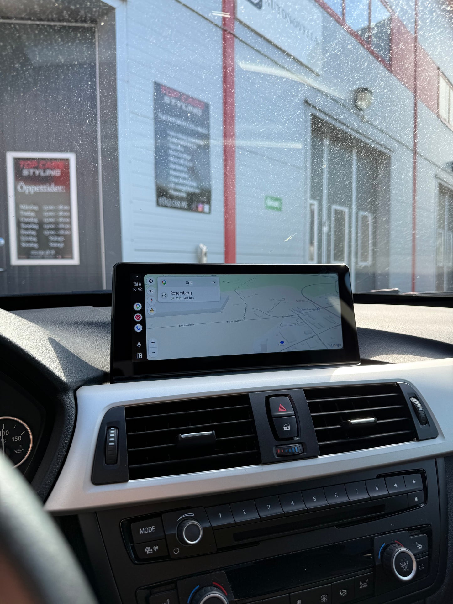 BMW 3 serie F30 till F36 CarPlay skärm med Android system