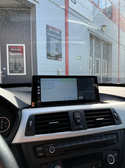BMW 3 serie F30 till F36 CarPlay skärm med Android system