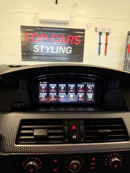 BMW 5 serie E60 CarPlay skärm med Android system