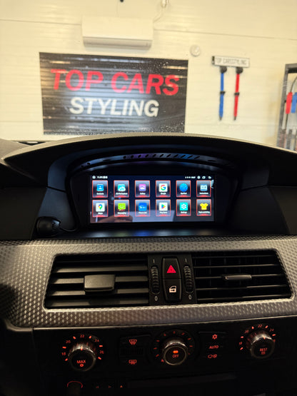 BMW 5 serie E60 CarPlay skärm med Android system