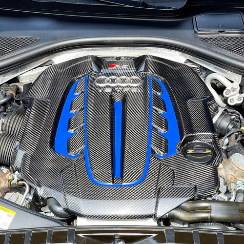Audi RS6 & RS7 C7,C7.5 Carbon motor kåpa