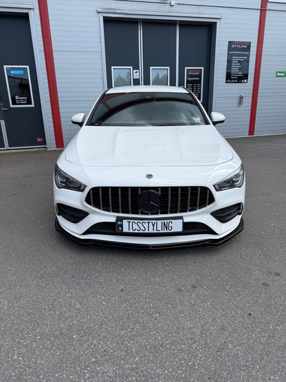 Mercedes CLA C118 AMG GT grill chrome & blank svart