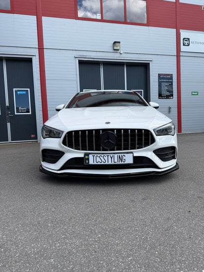 Mercedes CLA C118 AMG GT grill chrome & blank svart