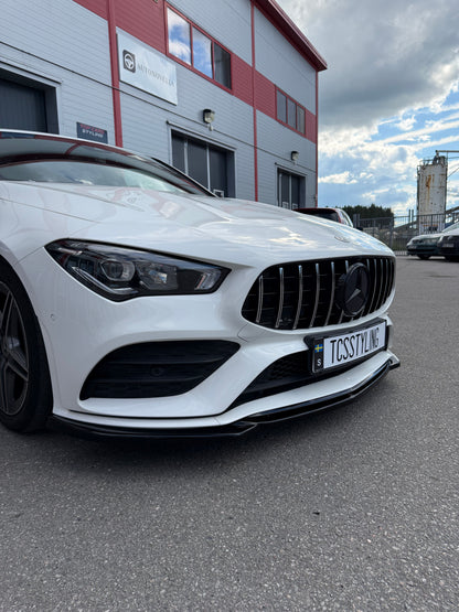 Mercedes CLA C118 AMG GT grill chrome & blank svart