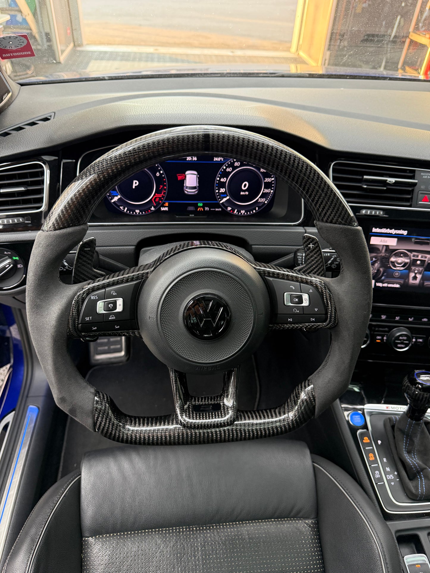 GOLF R MK7 & MK7.5 custom kolfiber ratt 2013 - 2020