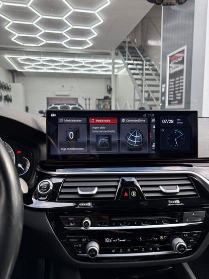 BMW 5 serie G30/G31 2019-2021 15 tum android skärm inkl. montering