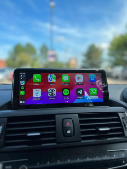 BMW 1 -2 serie F20,F21,F22,F23 Android skärm med CarPlay inkl. Montering