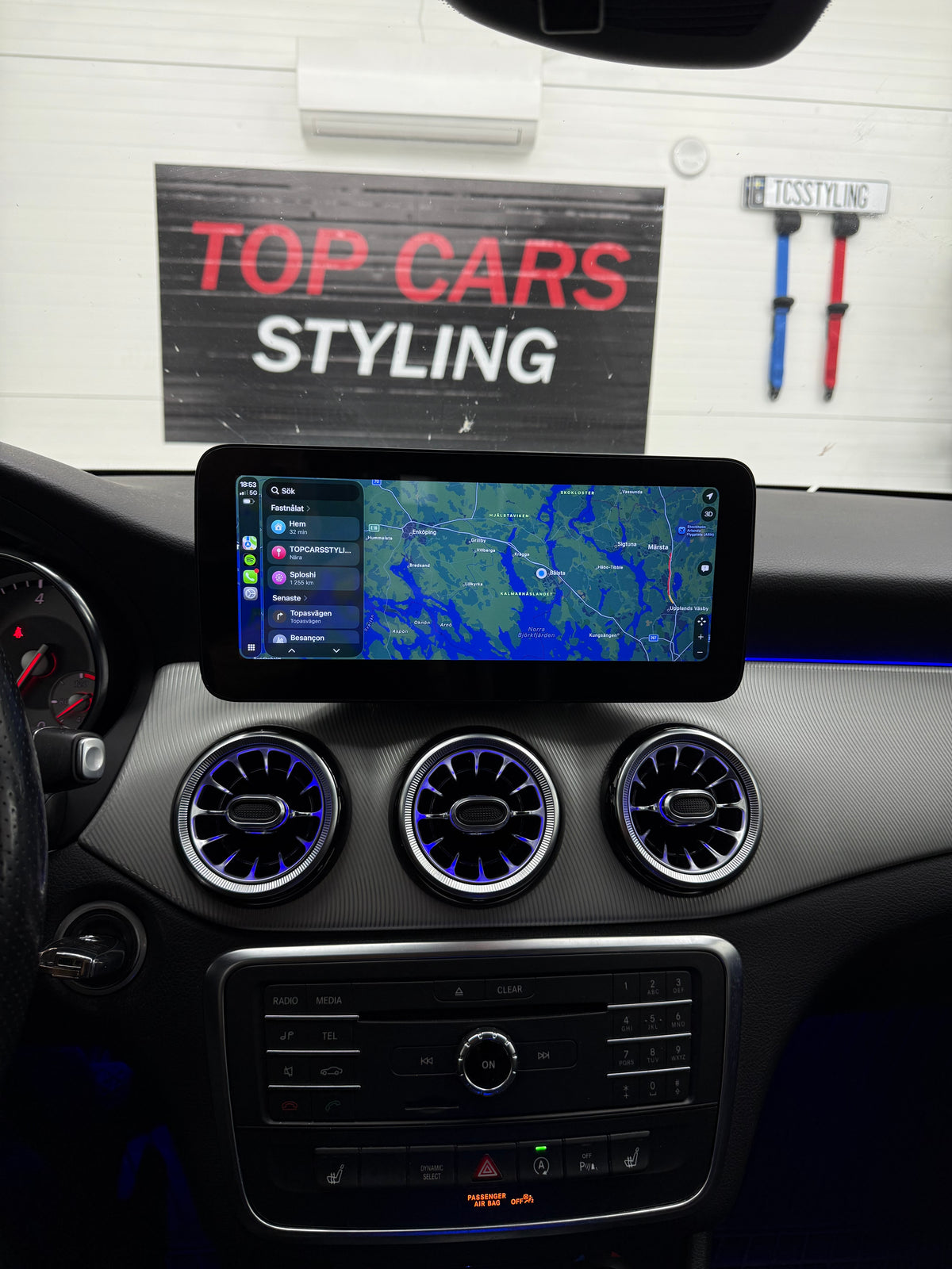 Mercedes CLA C117 & A klass W176 Android skärm inkl. Mont