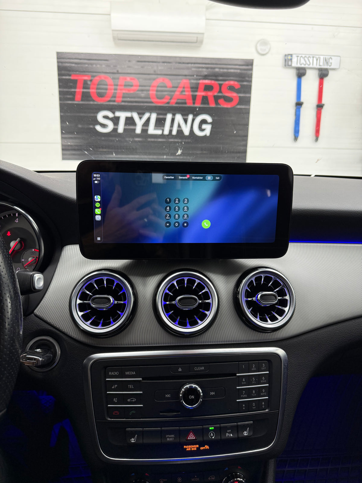 Mercedes CLA C117 & A klass W176 Android skärm inkl. Mont