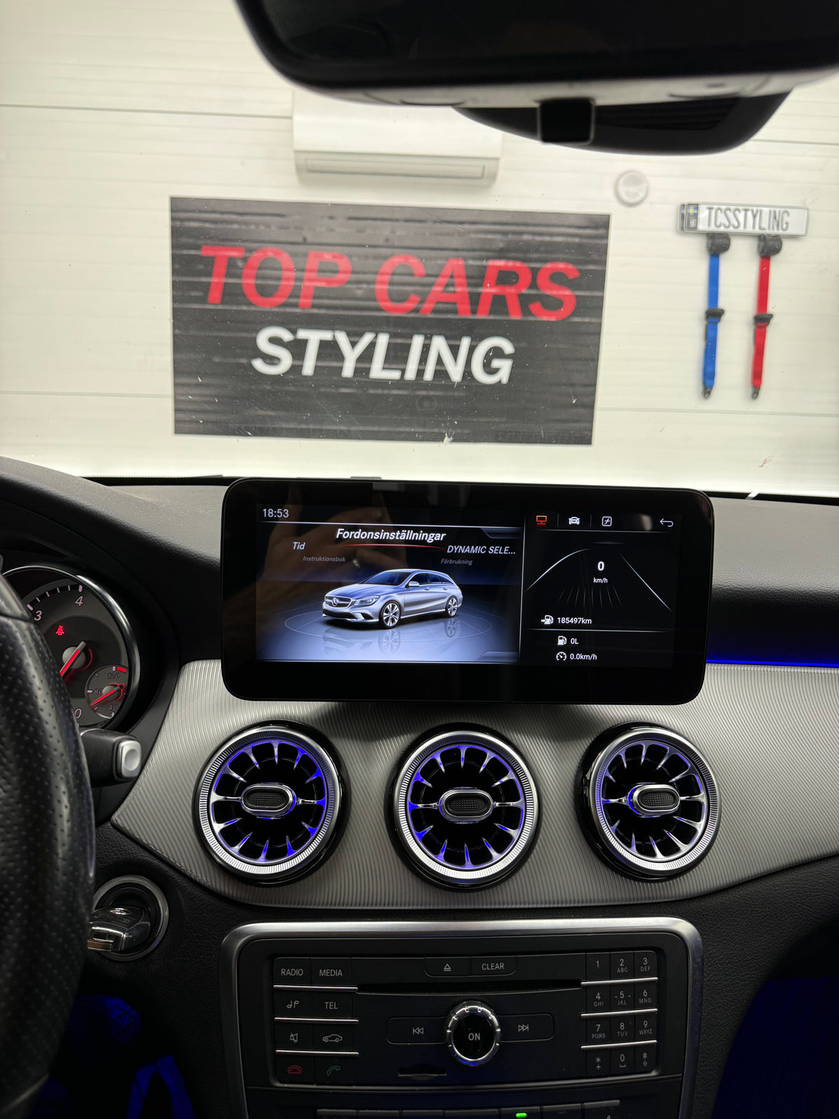 Mercedes CLA C117 & A klass W176 Android skärm inkl. Mont