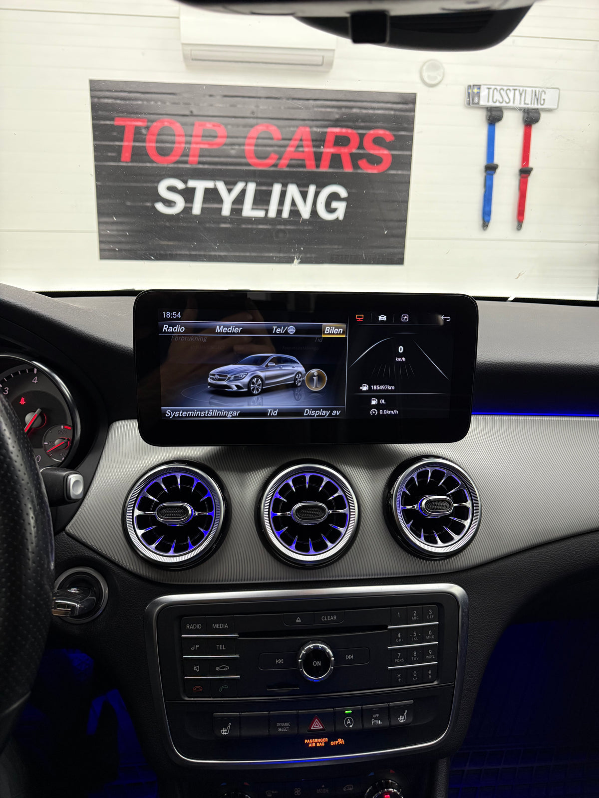 Mercedes CLA C117 & A klass W176 Android skärm inkl. Mont