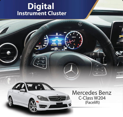 Mercedes C klass W204 (facelift) digital mätare