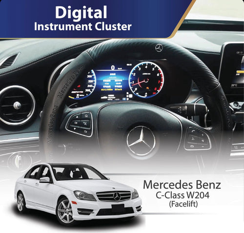 Mercedes C klass W204 (facelift) digital mätare