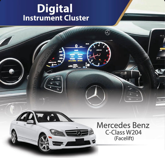Mercedes C klass W204 (facelift) digital mätare