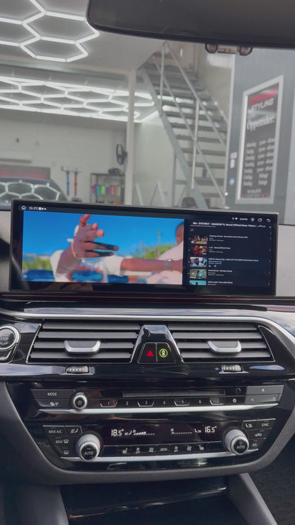 BMW 5 serie G30/G31 2019-2021 15 tum android skärm inkl. montering